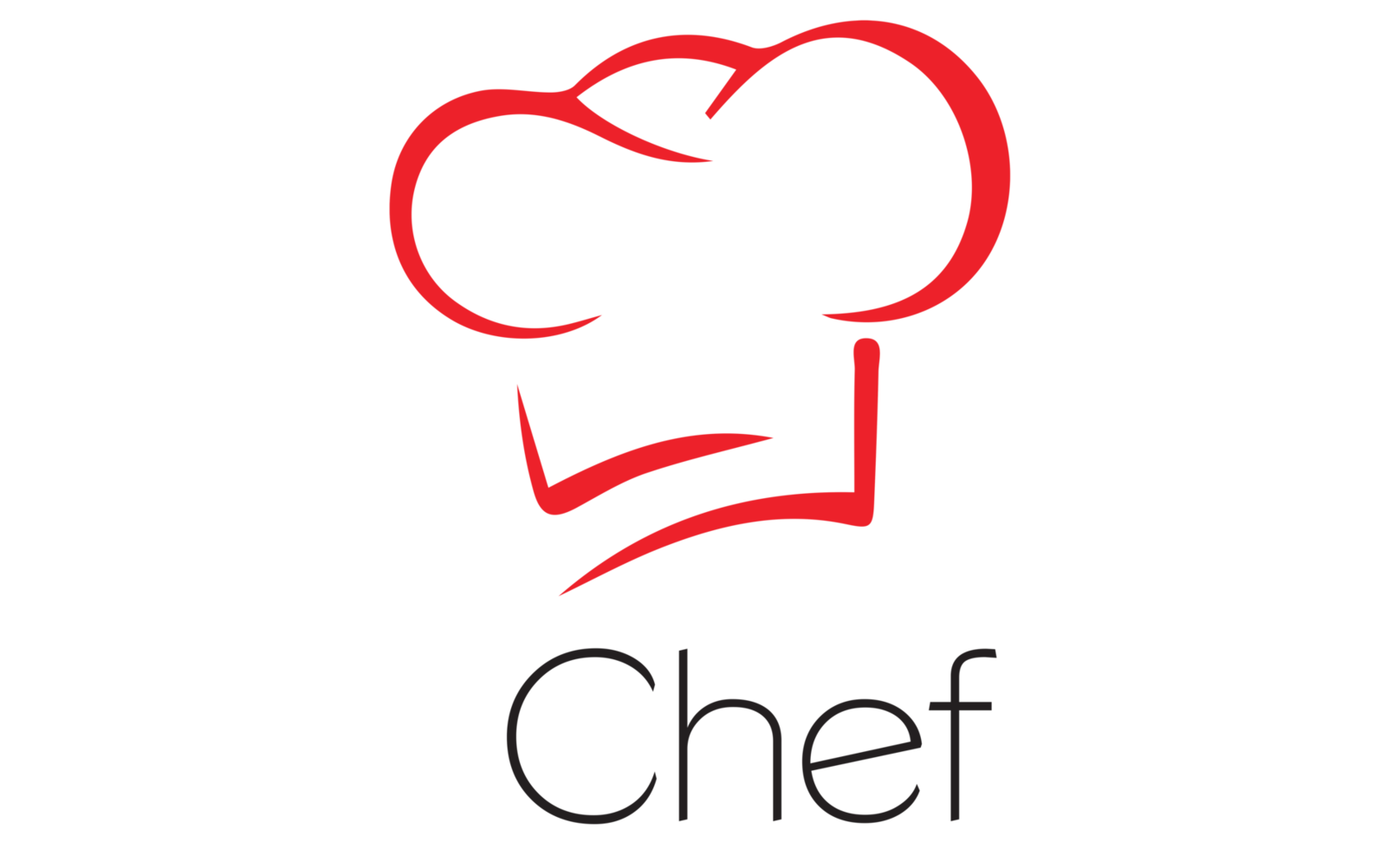 chef icon design template on transparent background png