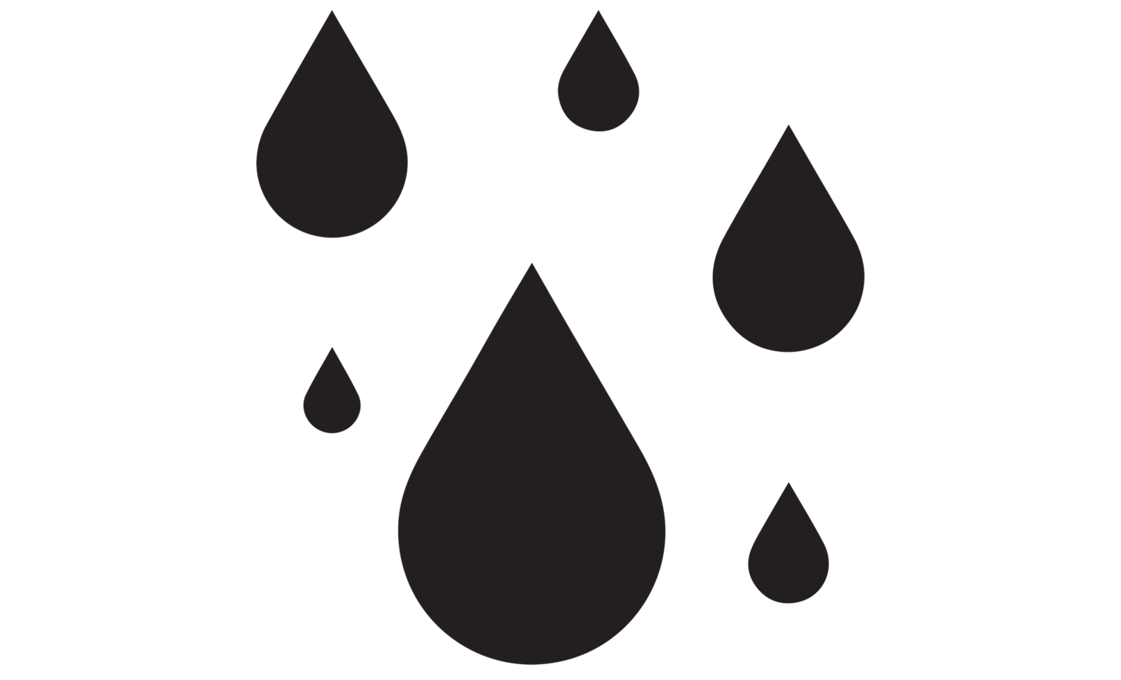 droplet icon on transparent background png