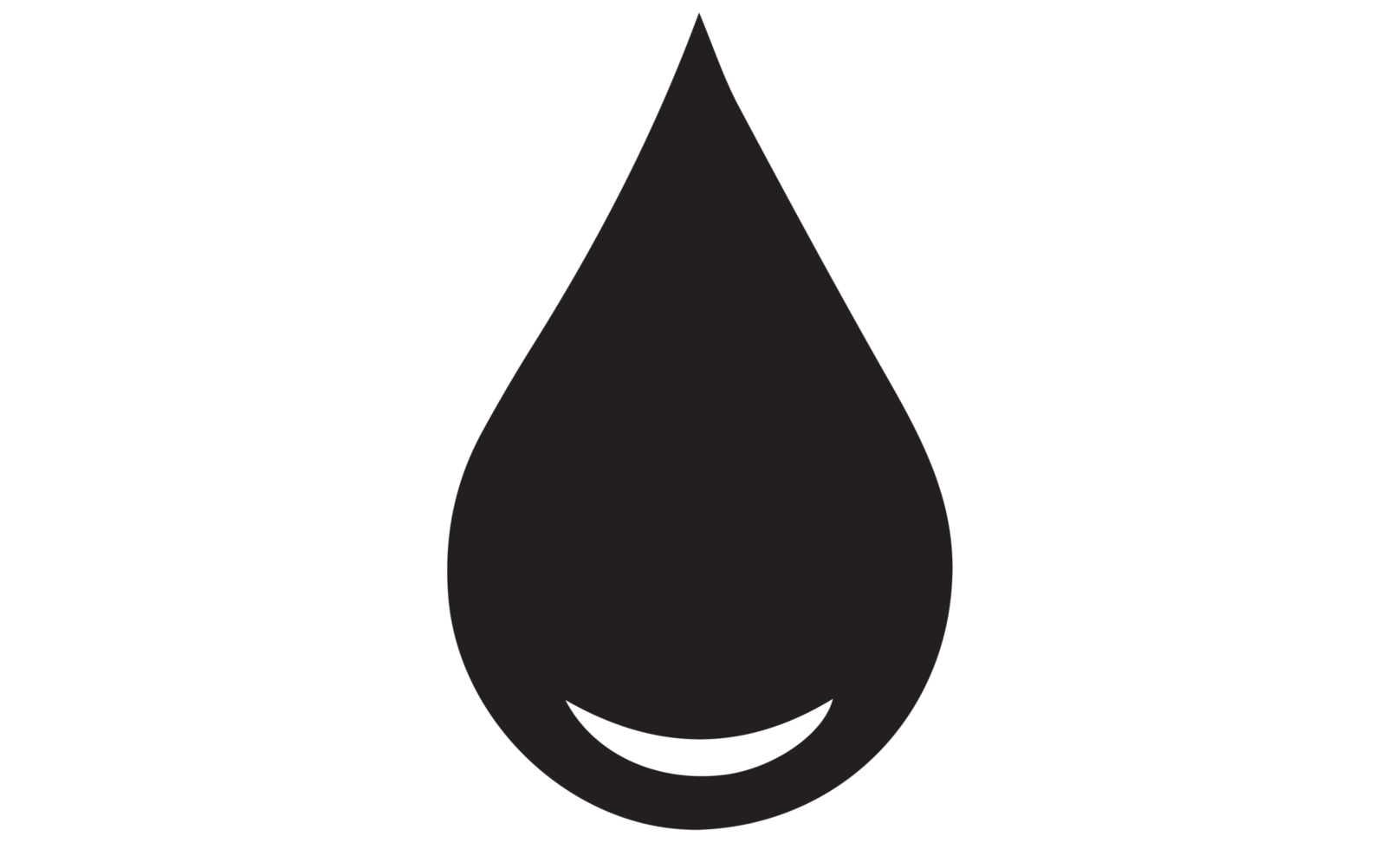 droplet icon on transparent background png