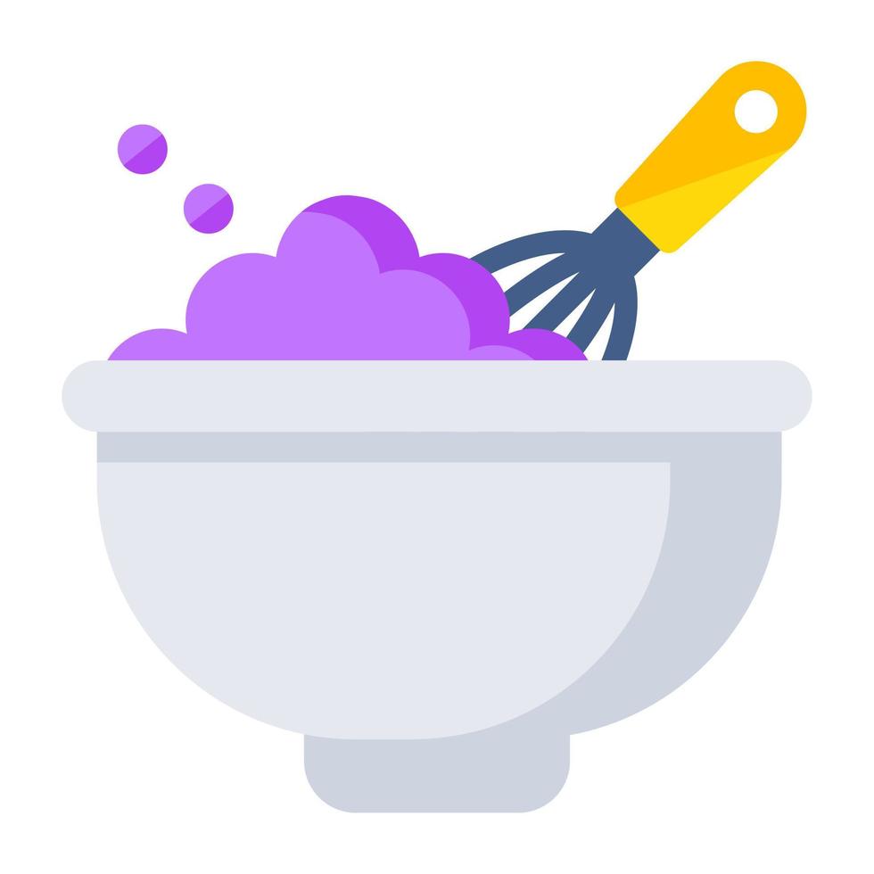 Food bowl icon in trendy design vector