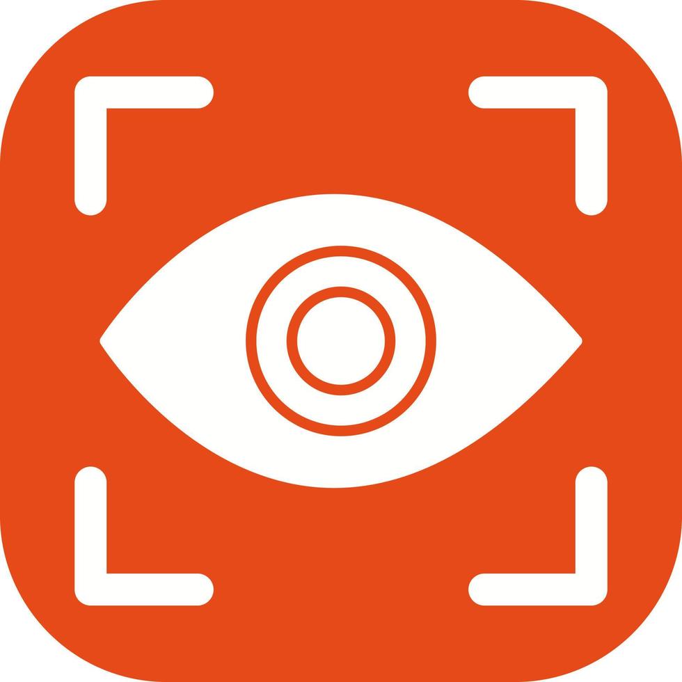 Eye Scan Vector Icon