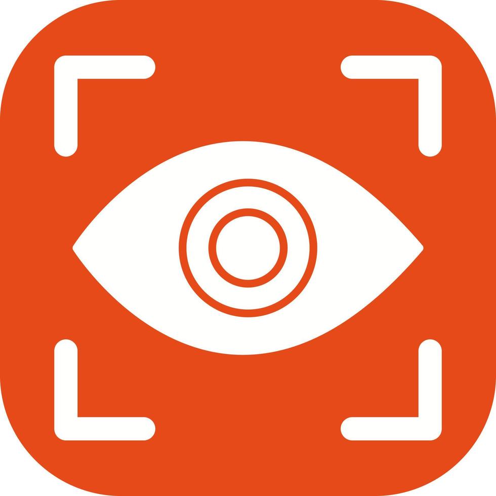 Eye Scan Vector Icon