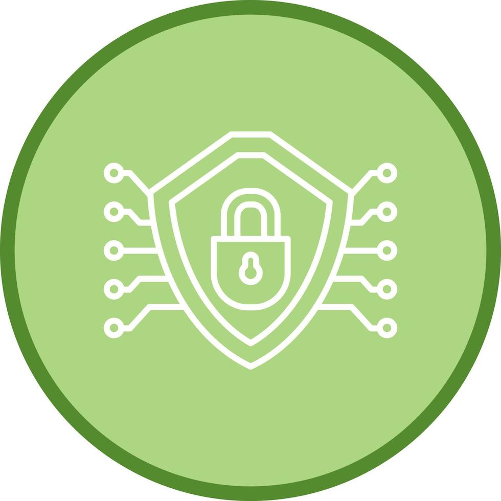 Cyber Security Vector Icon