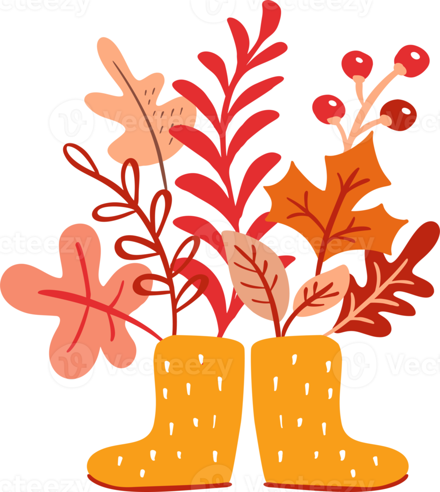 Herbst Luxus Blumen- elegant Element Illustration png