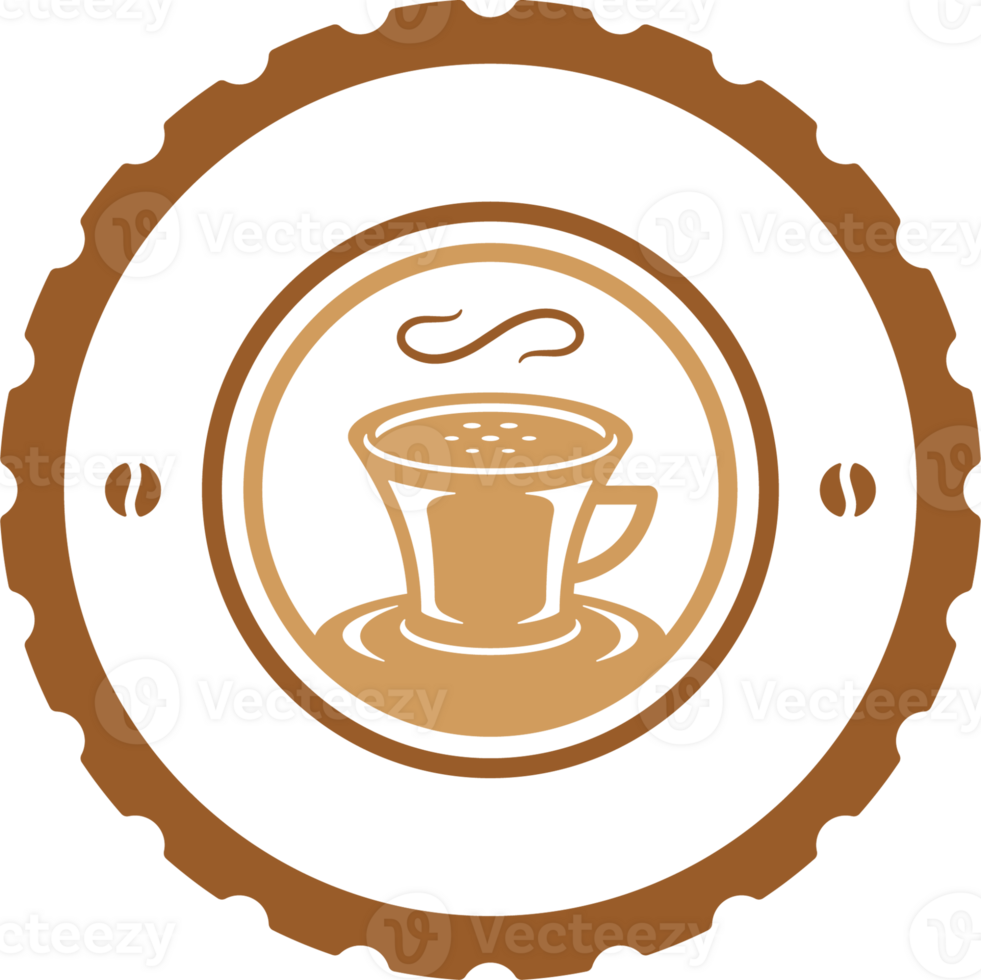 Coffee Luxury Emblem Elegant Coffee Logo Illustration png