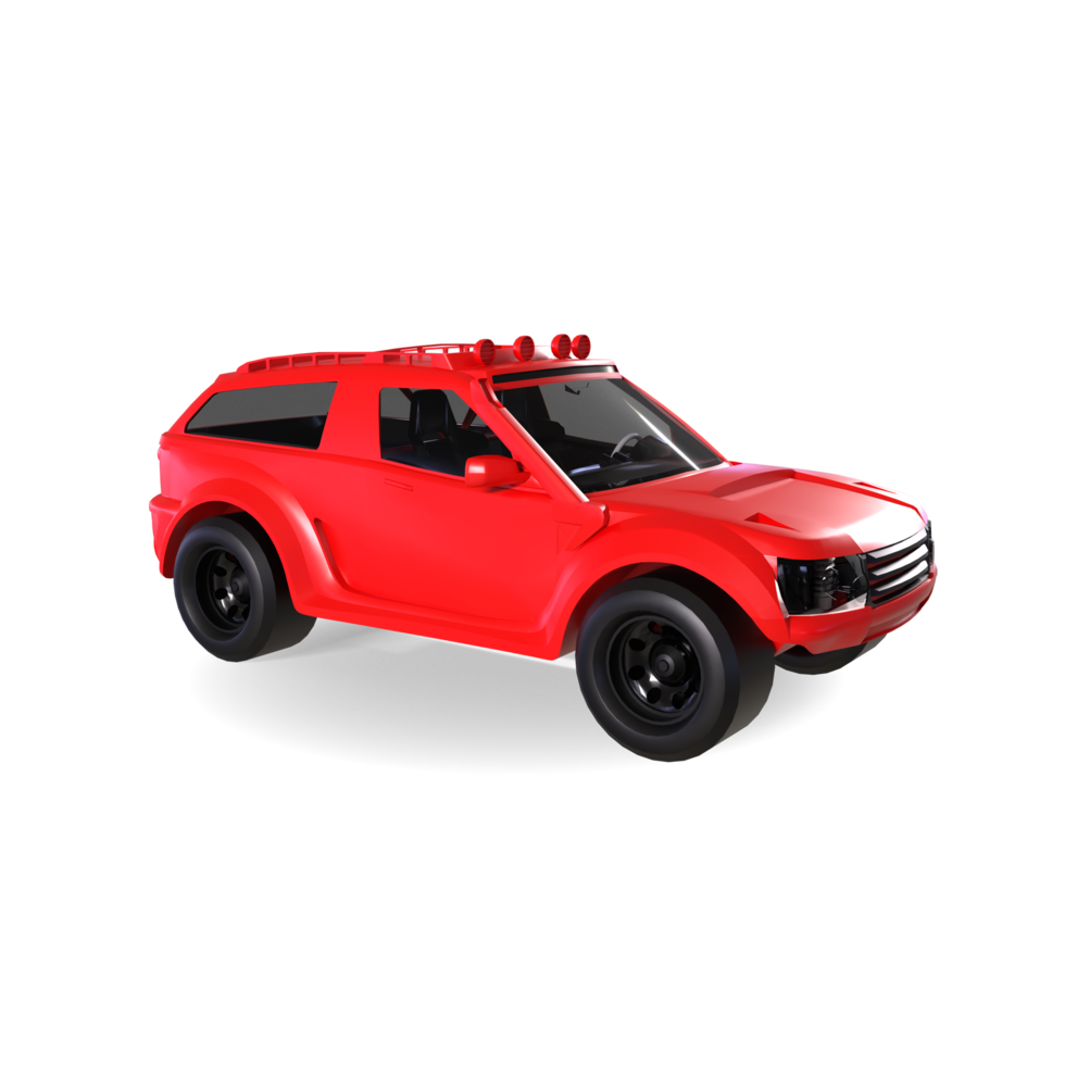 Car isolated on transparent png