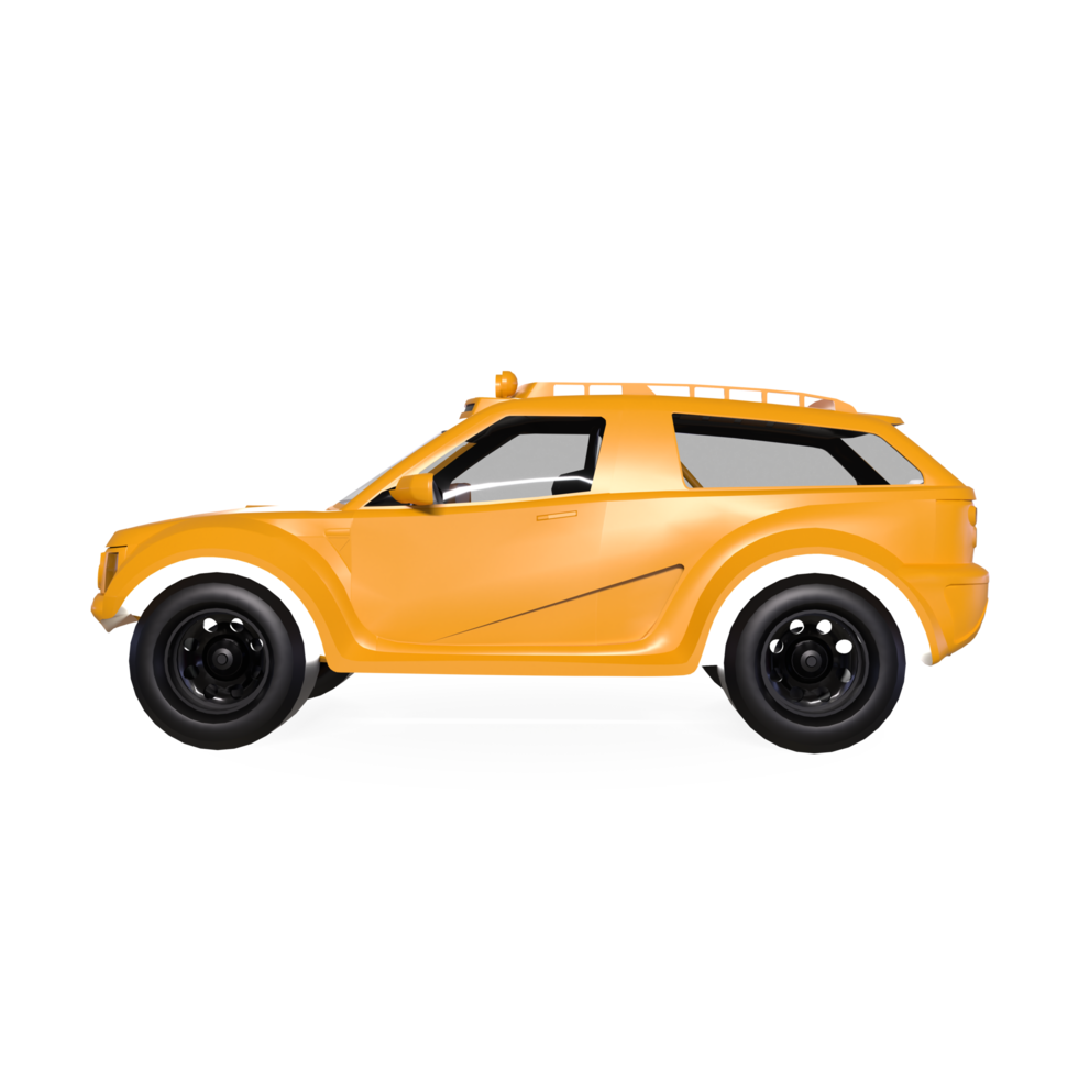 Car isolated on transparent png