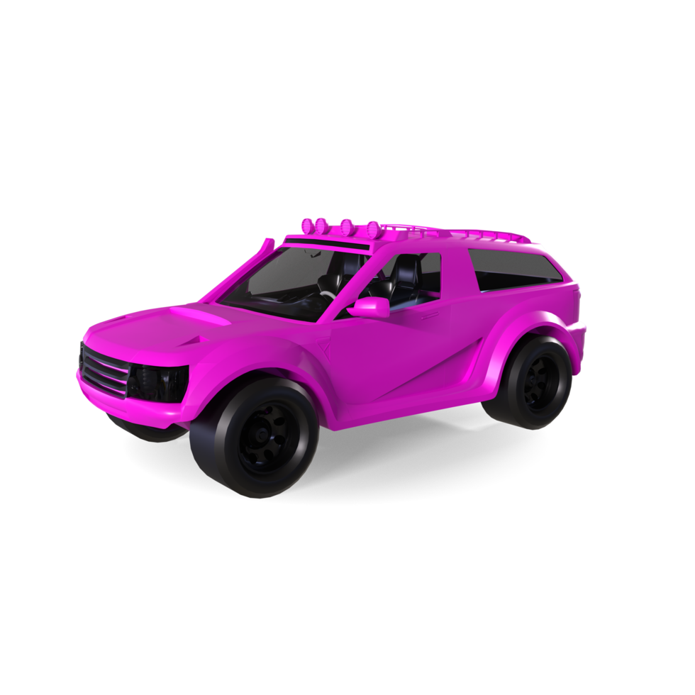 Car isolated on transparent png