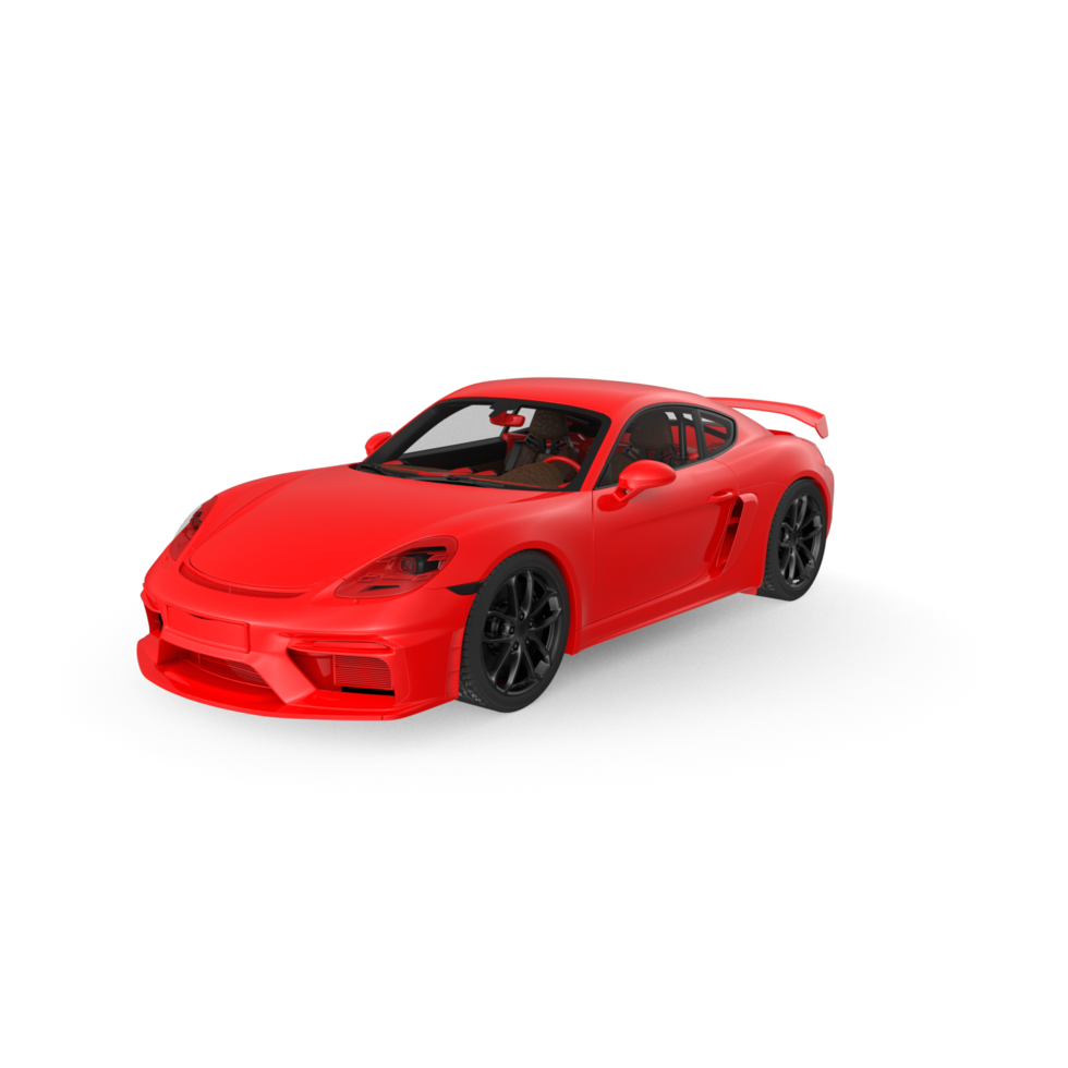 sport car isolated on transparent background png