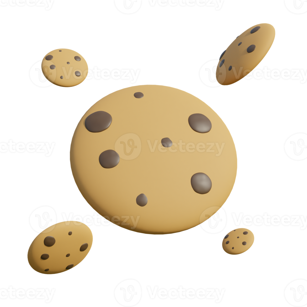Cookies on transparent background png