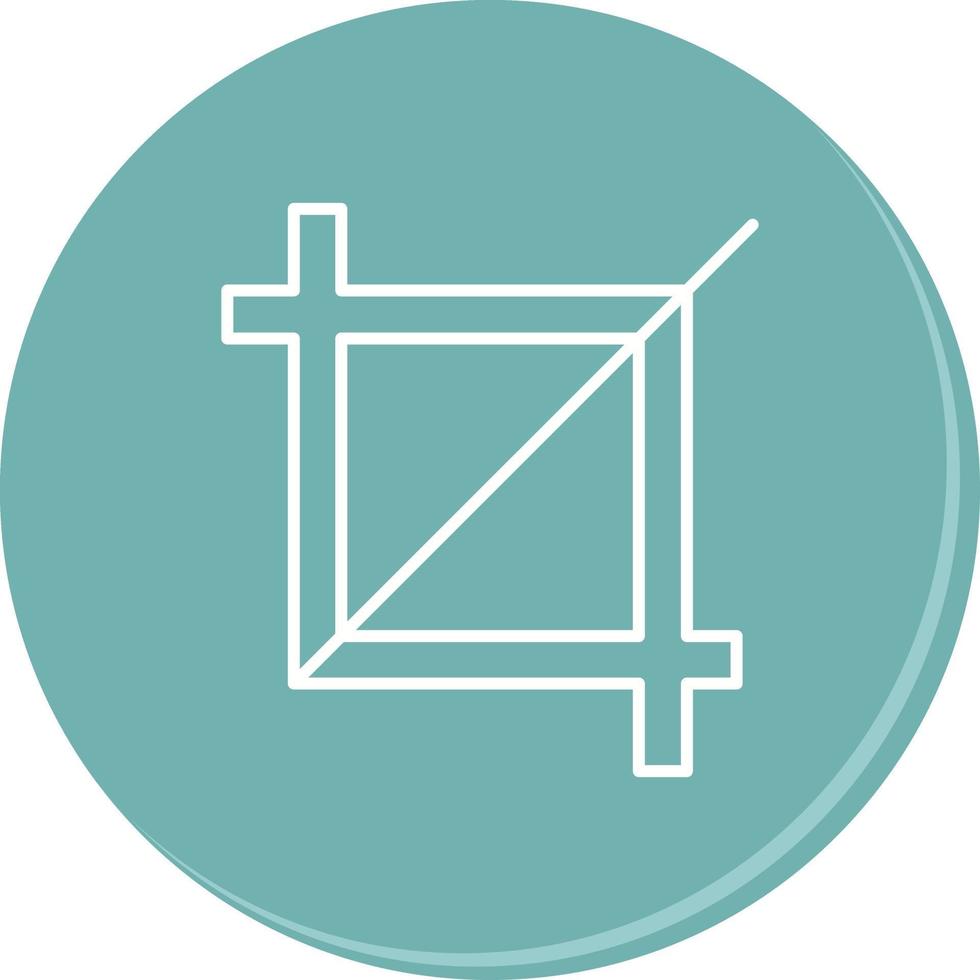 Unique Crop Vector Icon
