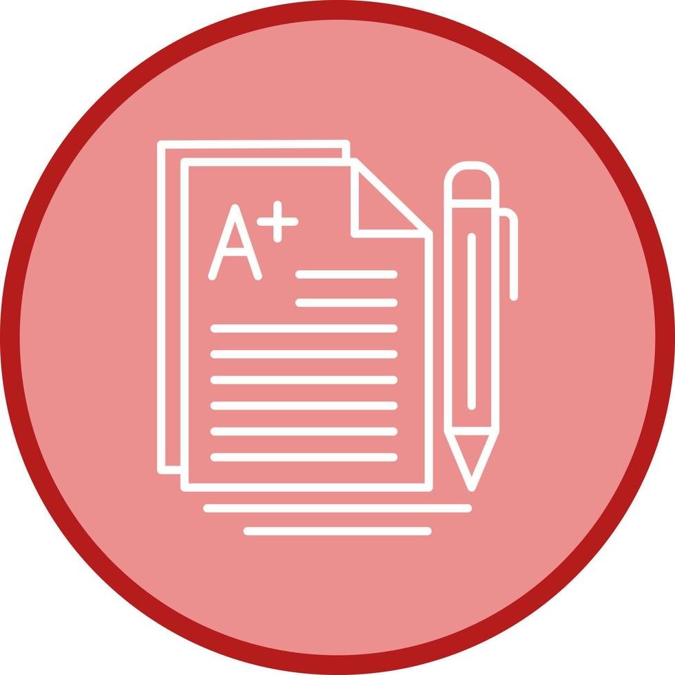 A Grade Vector Icon