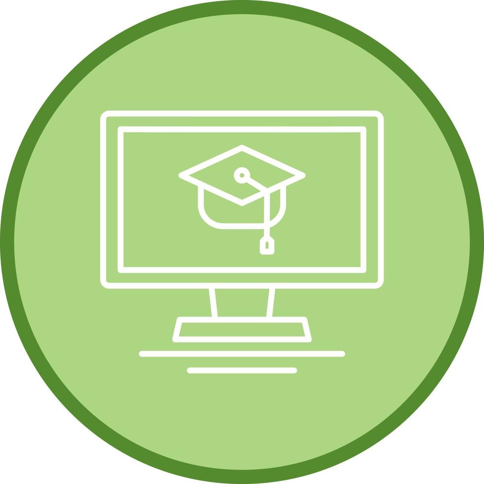 Online Course Vector Icon