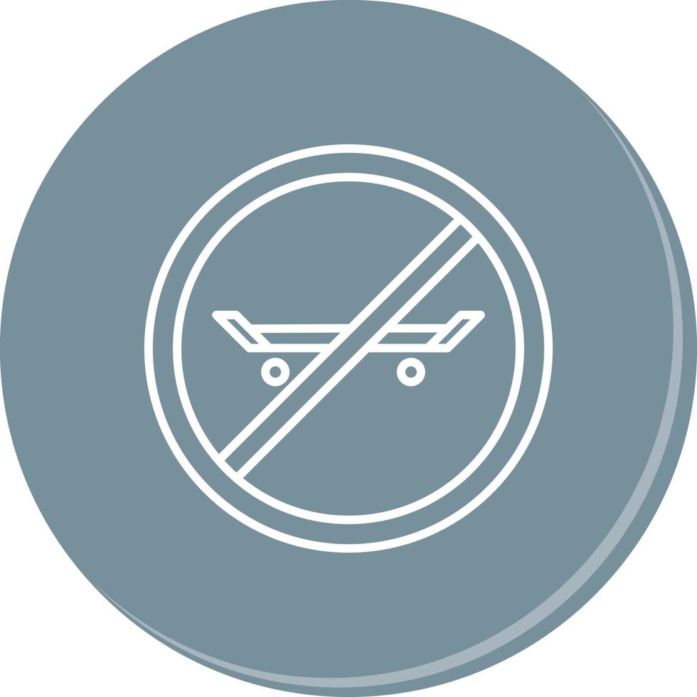 No Skating Vector Icon