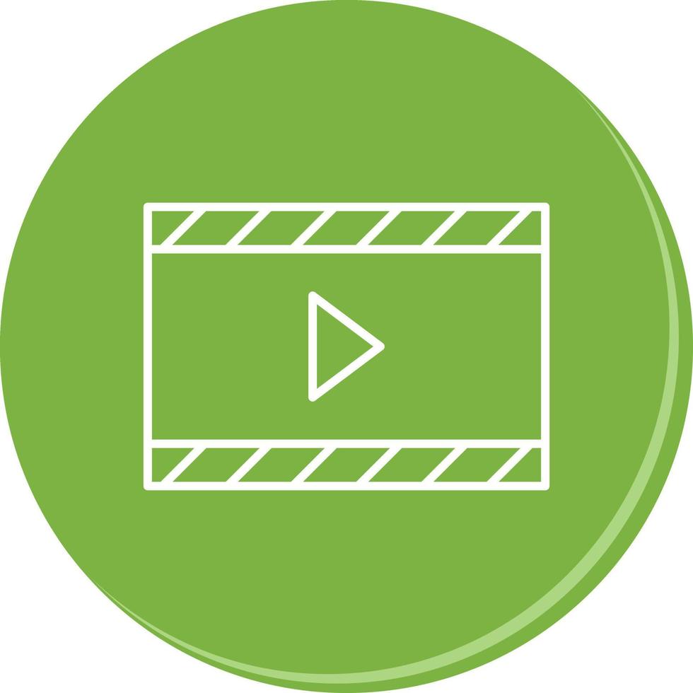 Unique Video and Animation Vector Icon