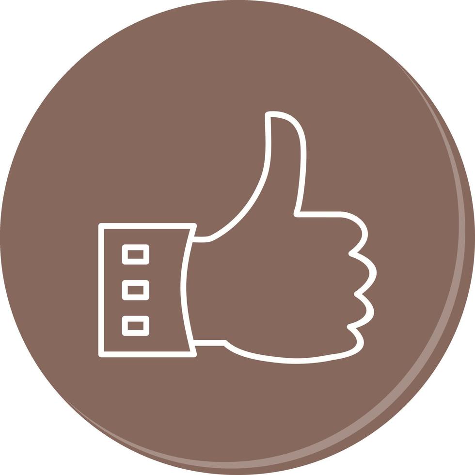 Unique Like Vector Icon