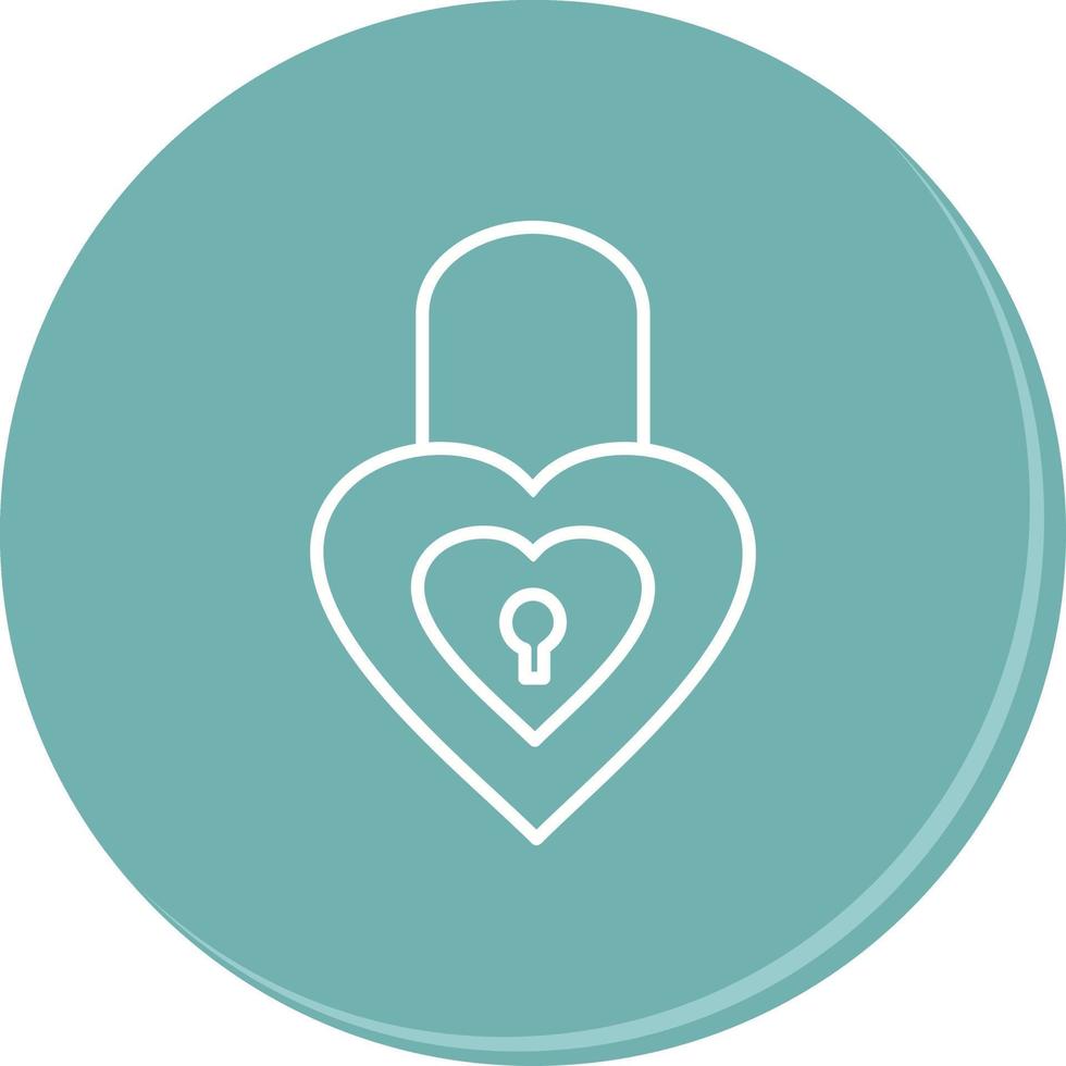 Unique Lock Vector Icon