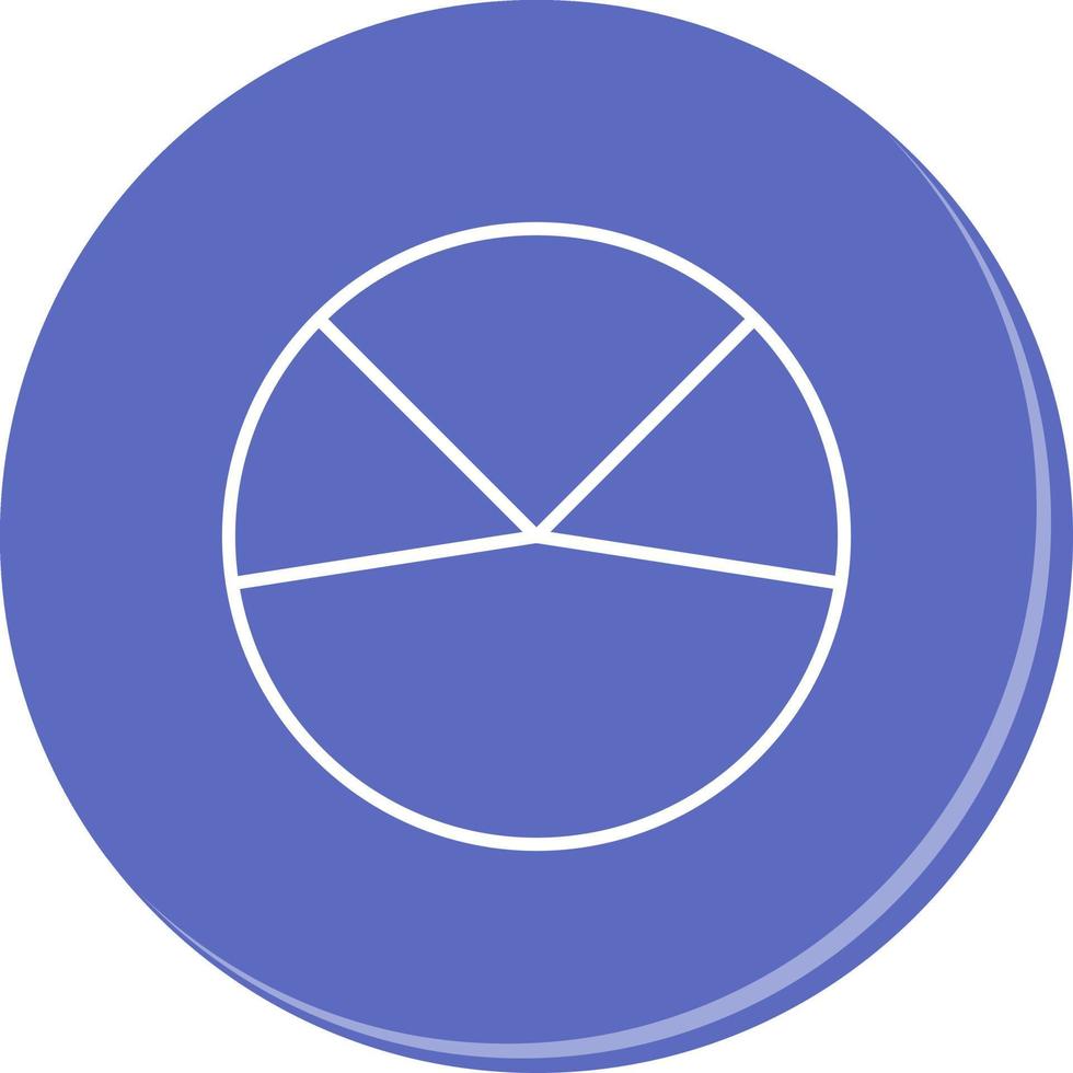 Pie Chart Analysis Vector Icon