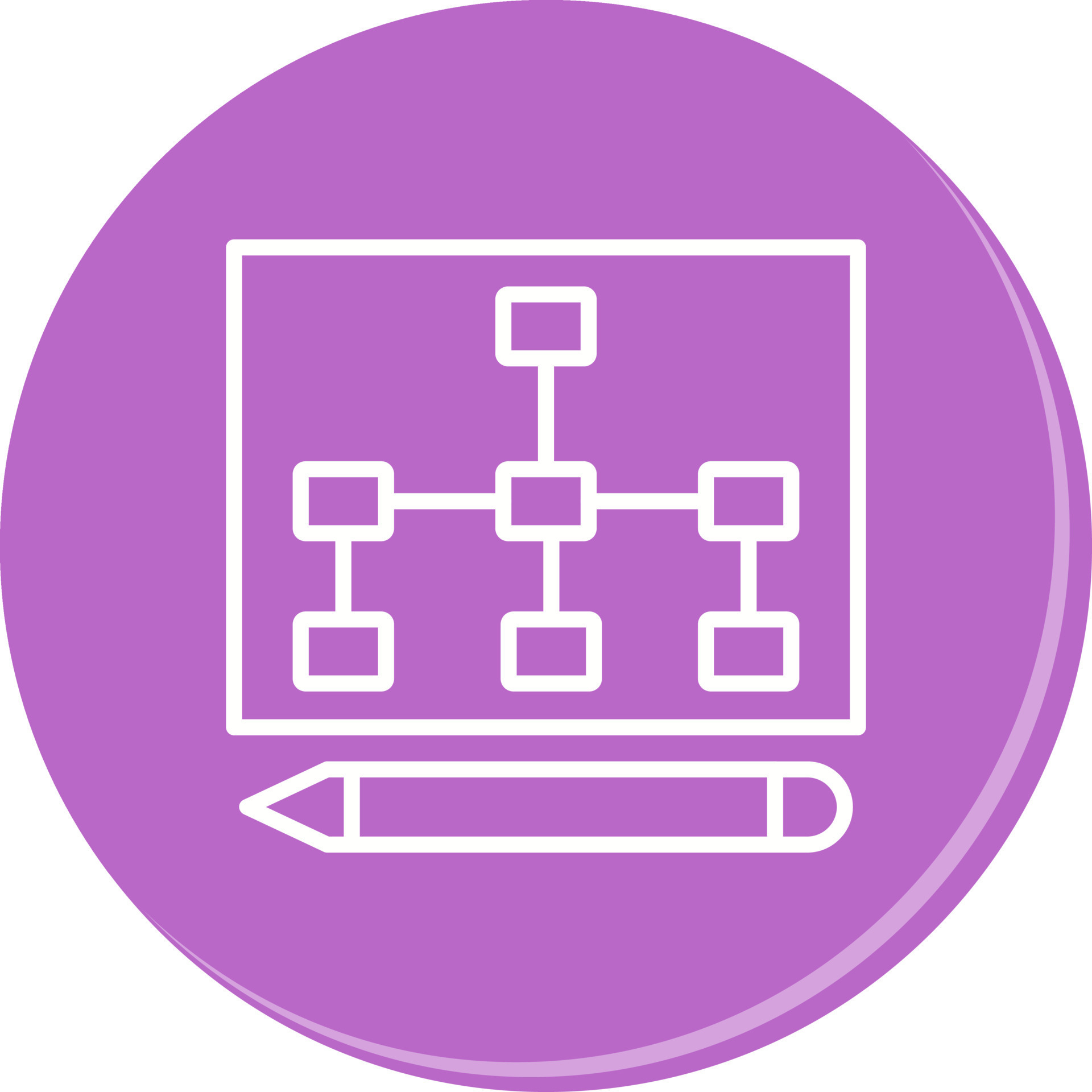 Draw Hierarchy Vector Icon 19944576 Vector Art at Vecteezy