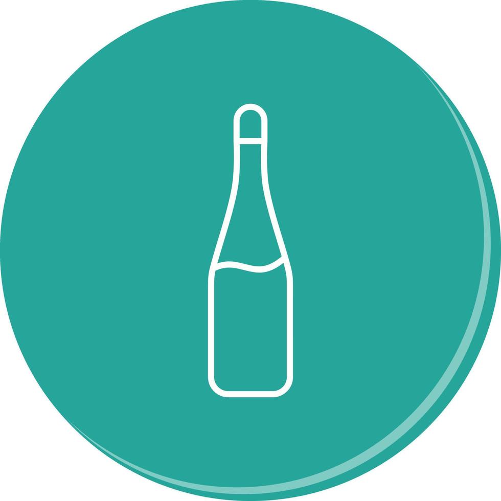 Champagne Bottle Vector Icon