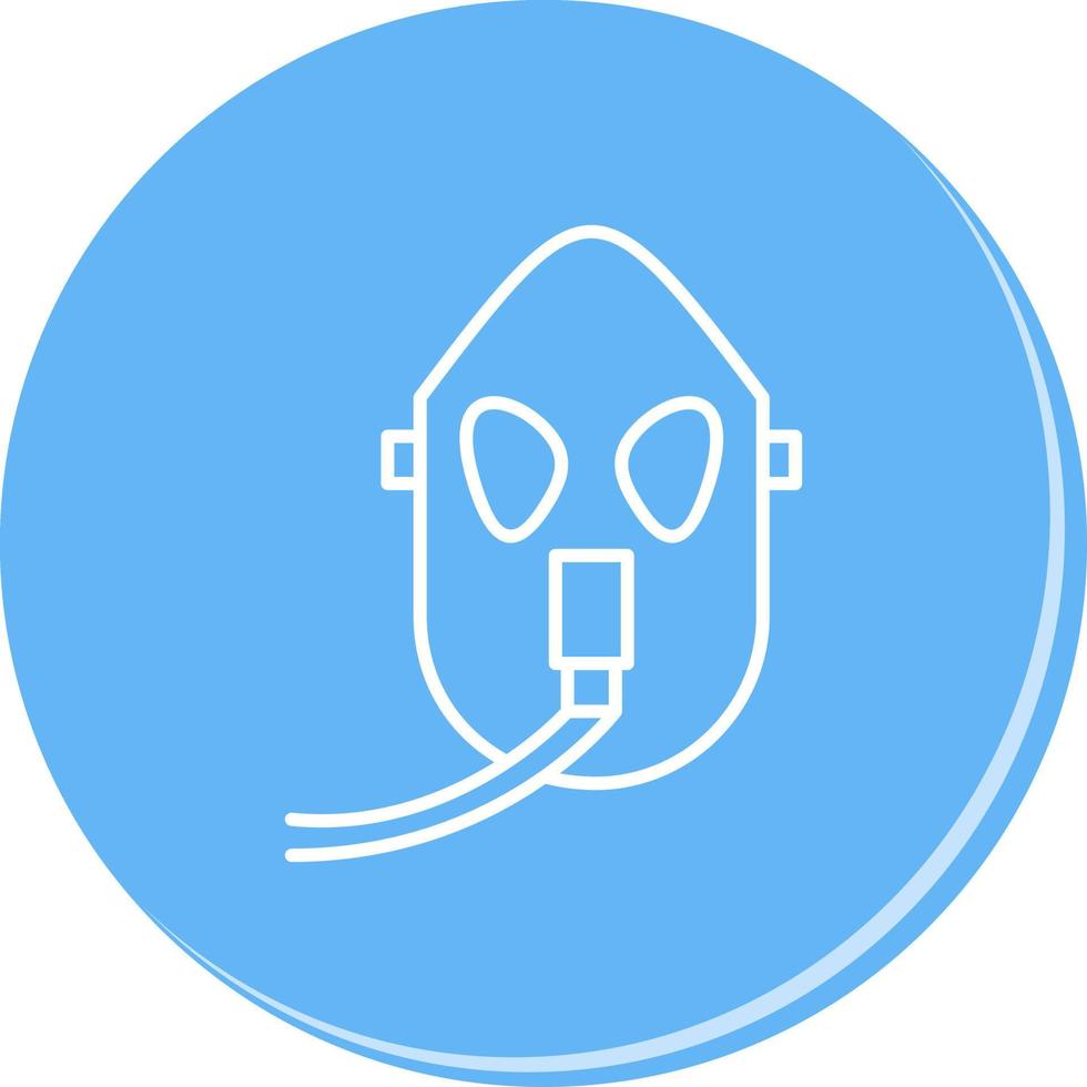 Unique Oxygen Mask Vector Icon