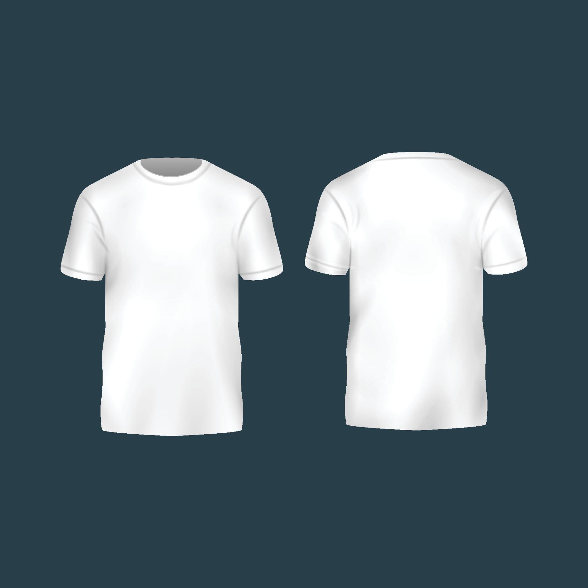 3D White T-shirt Mockup 19944639 Vector Art at Vecteezy