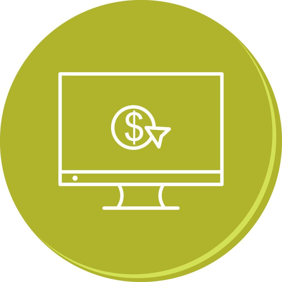 Unique Pay Per Click Vector Icon