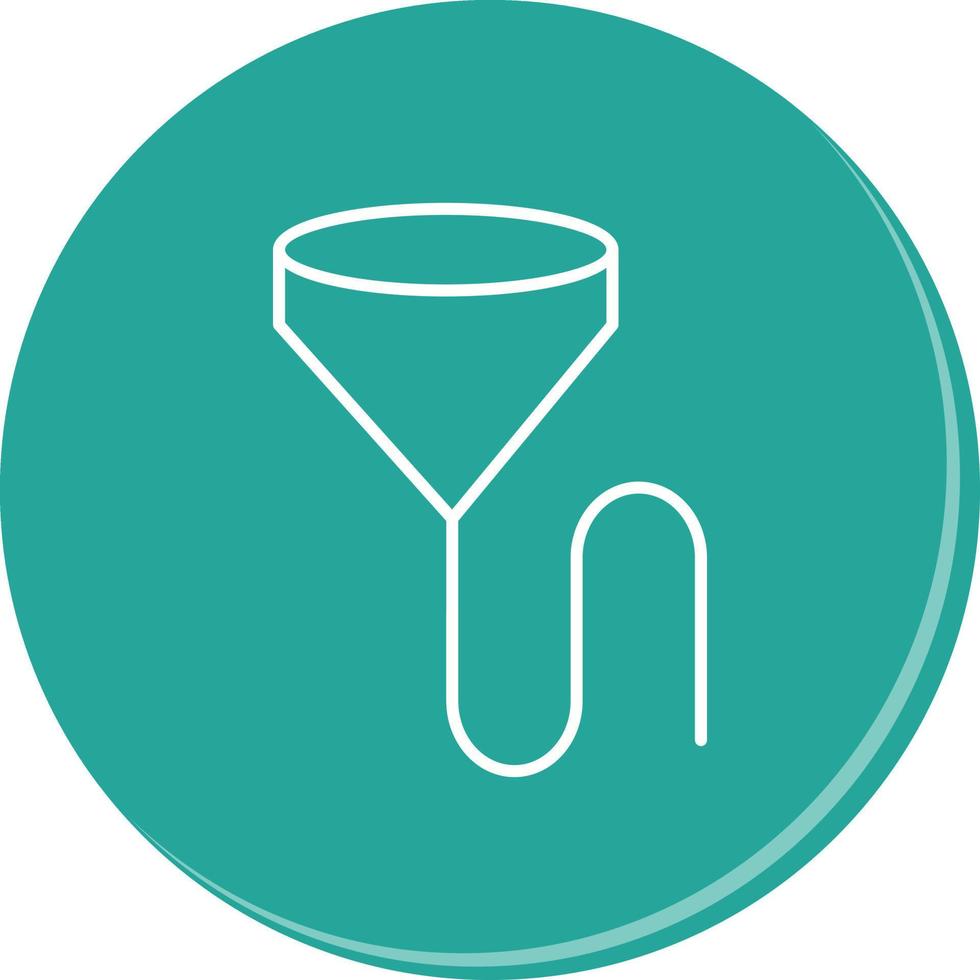 Unique Beer Bong Vector Icon