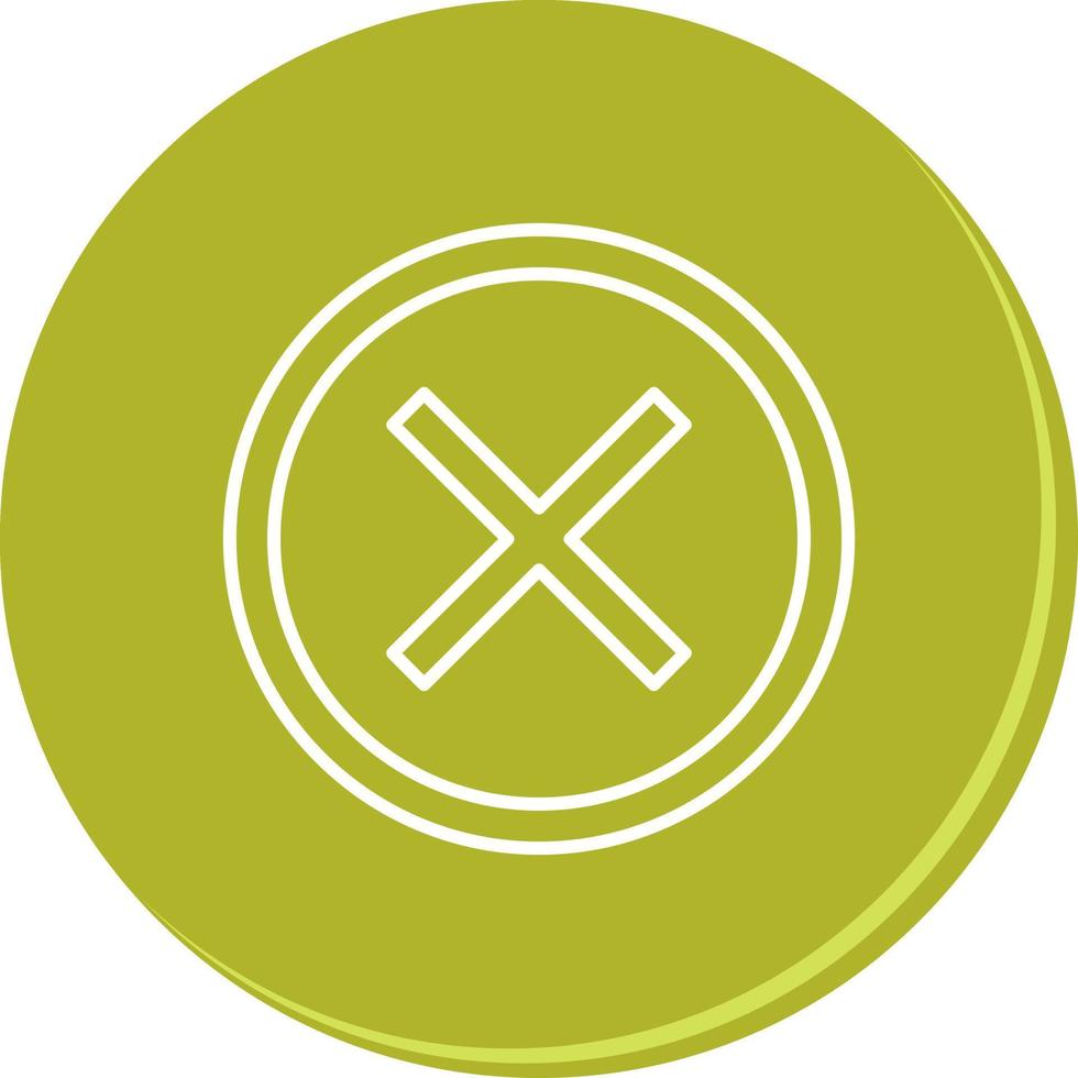 Do Not Cross Vector Icon
