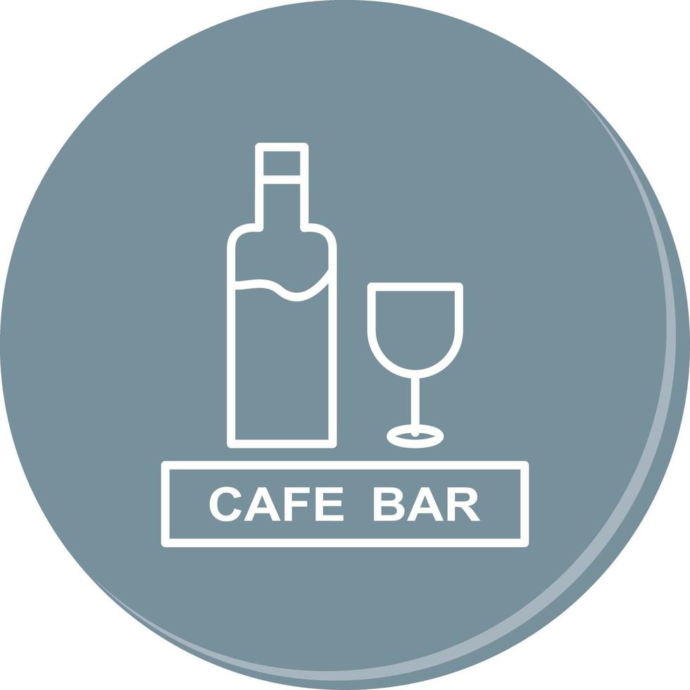Unique Drinks Cafe Vector Icon