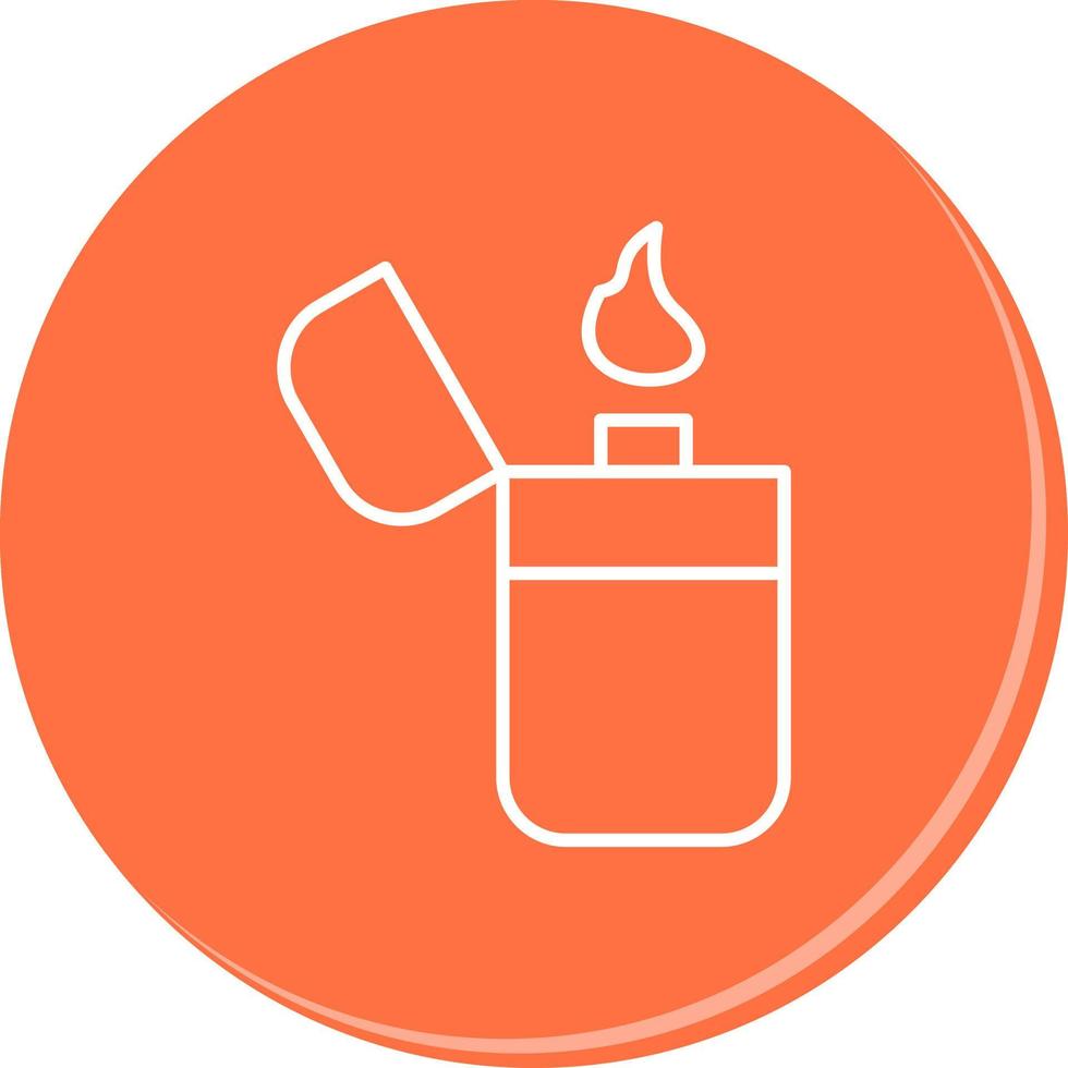 Unique Lighter Vector Icon