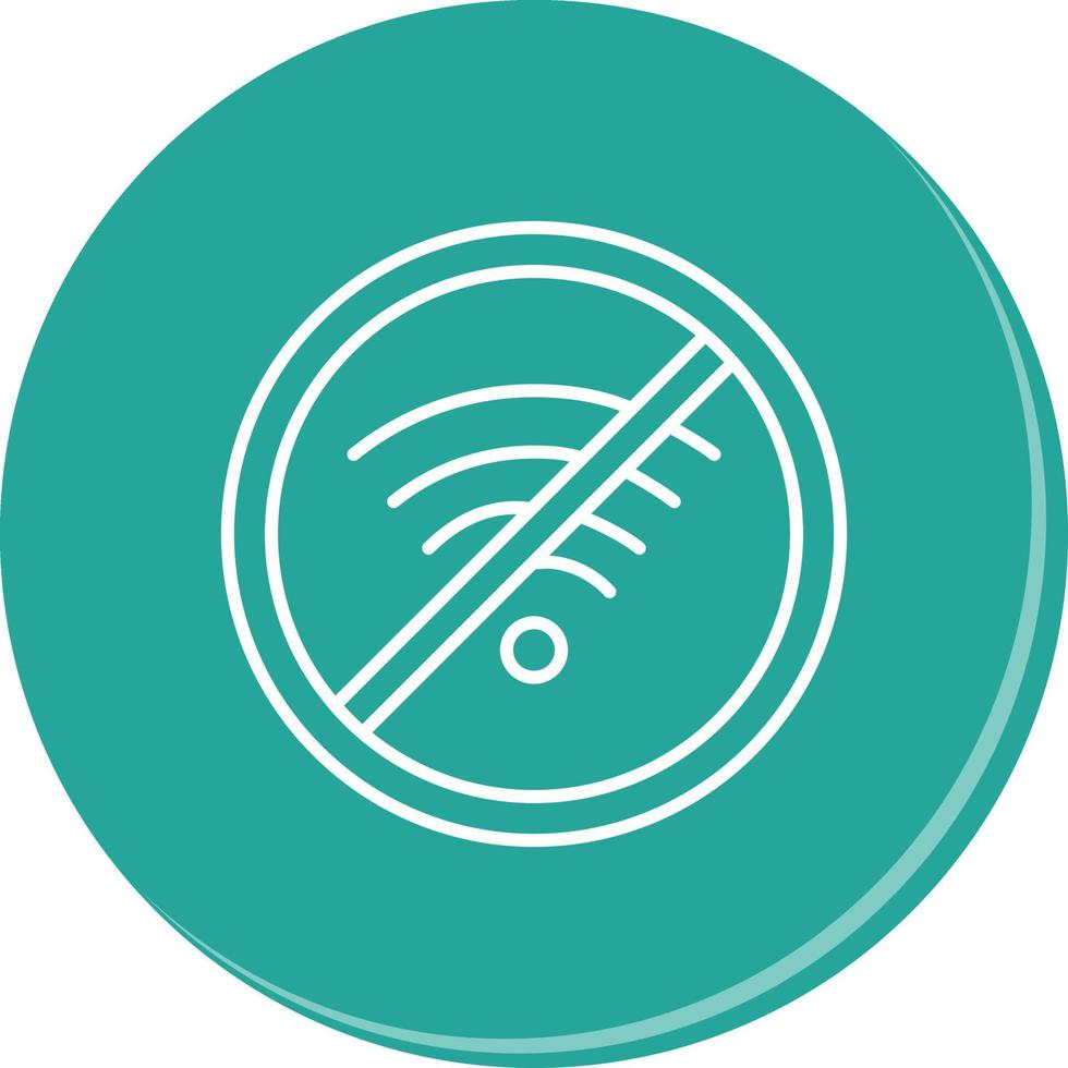 No Wifi Vector Icon