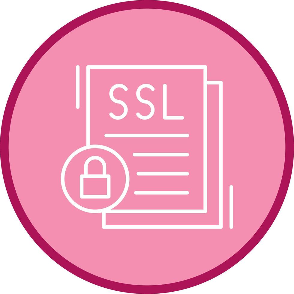 icono de vector de ssl