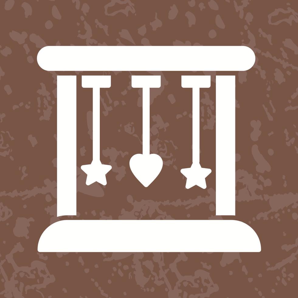 Cradle Glyph Icon vector