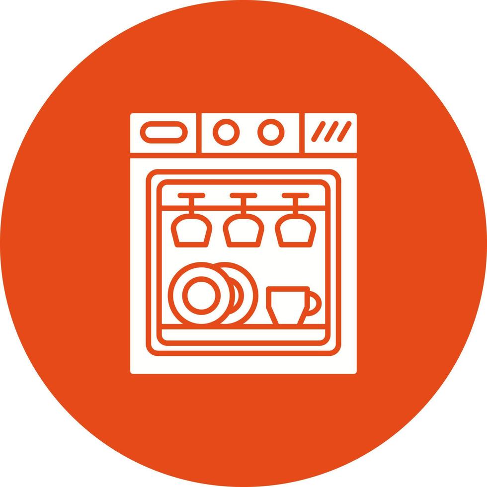 Dishwasher Vector Icon