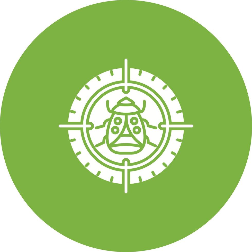 Bug Target Vector Icon