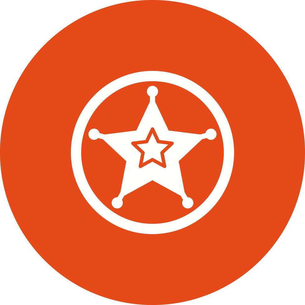 Sheriff Vector Icon