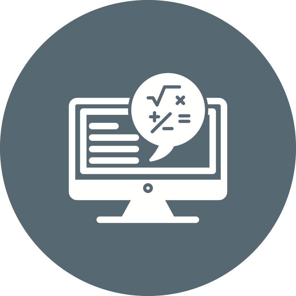 Maths Vector Icon