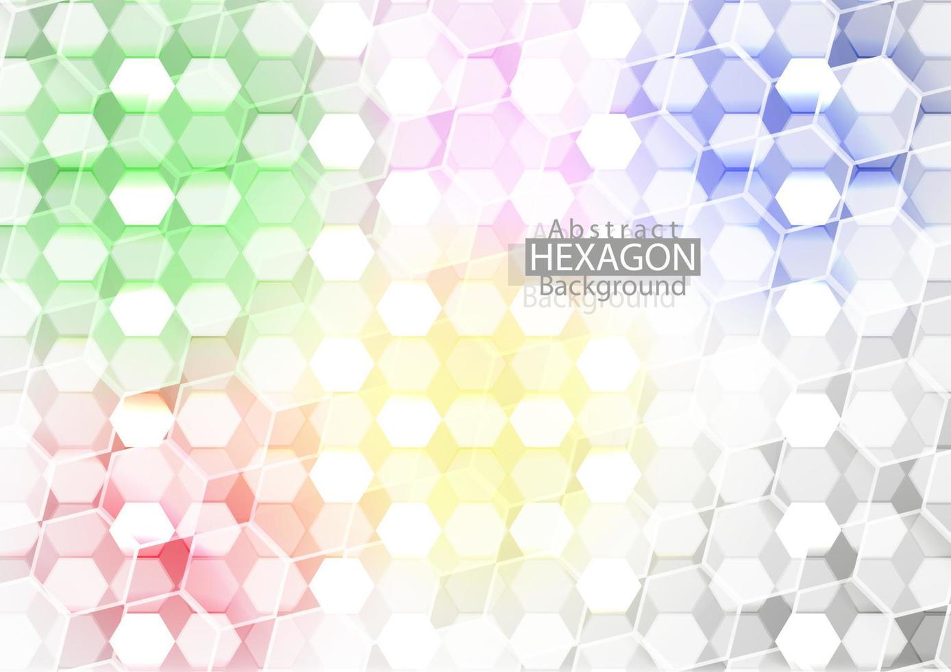 Abstract hexagon background. Glittering Geometric Shapes. Vector illustration.