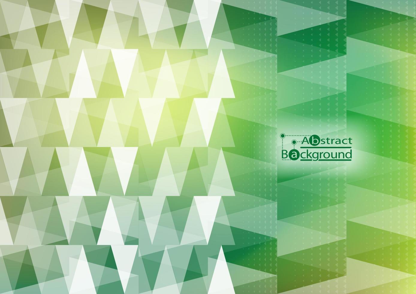 Abstract colorful background. Green triangles shape. Mosaic Geometric Modern background. Vector illustration.