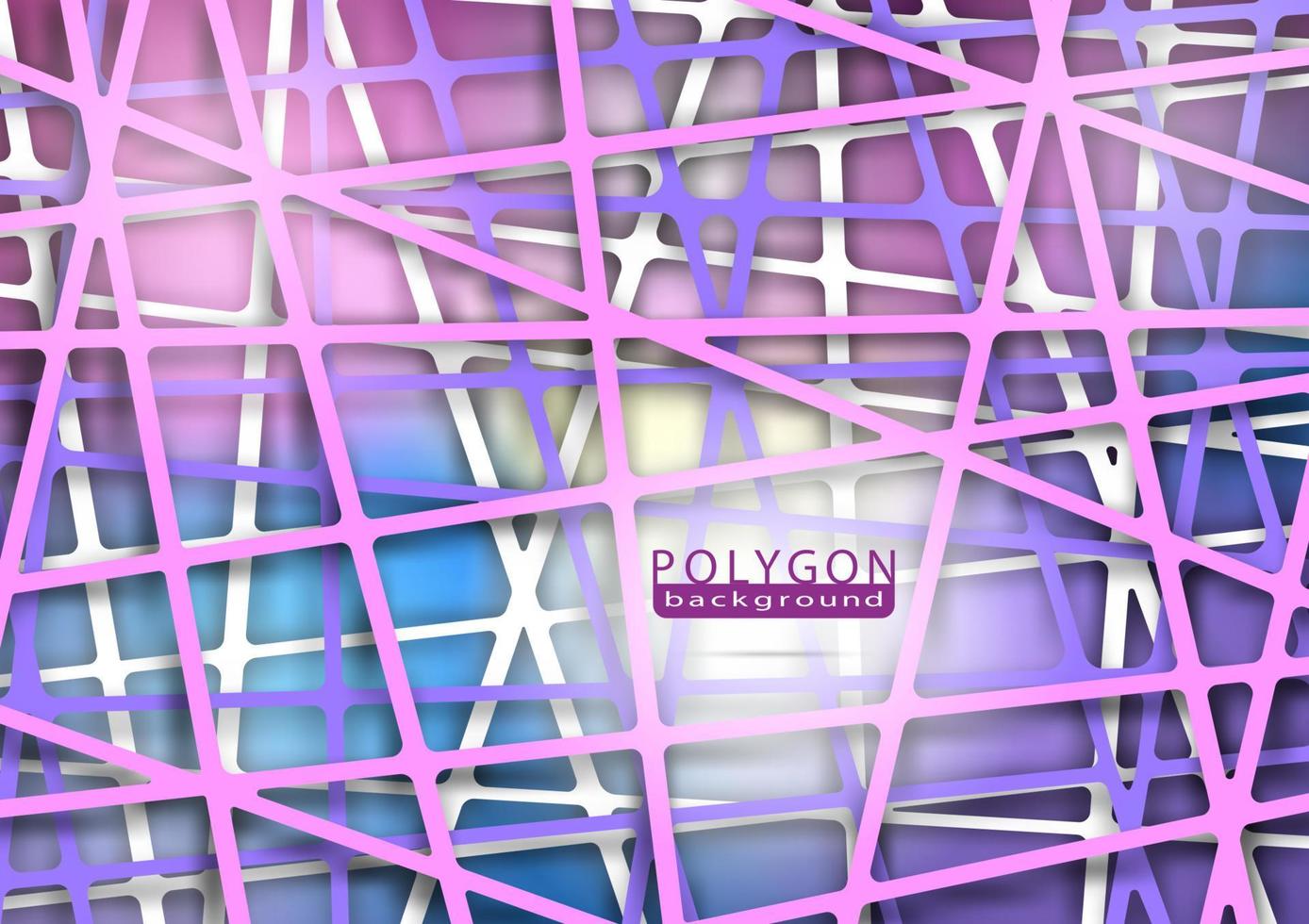 Abstract background. Polygonal Line on a gradient background. vector illustration.