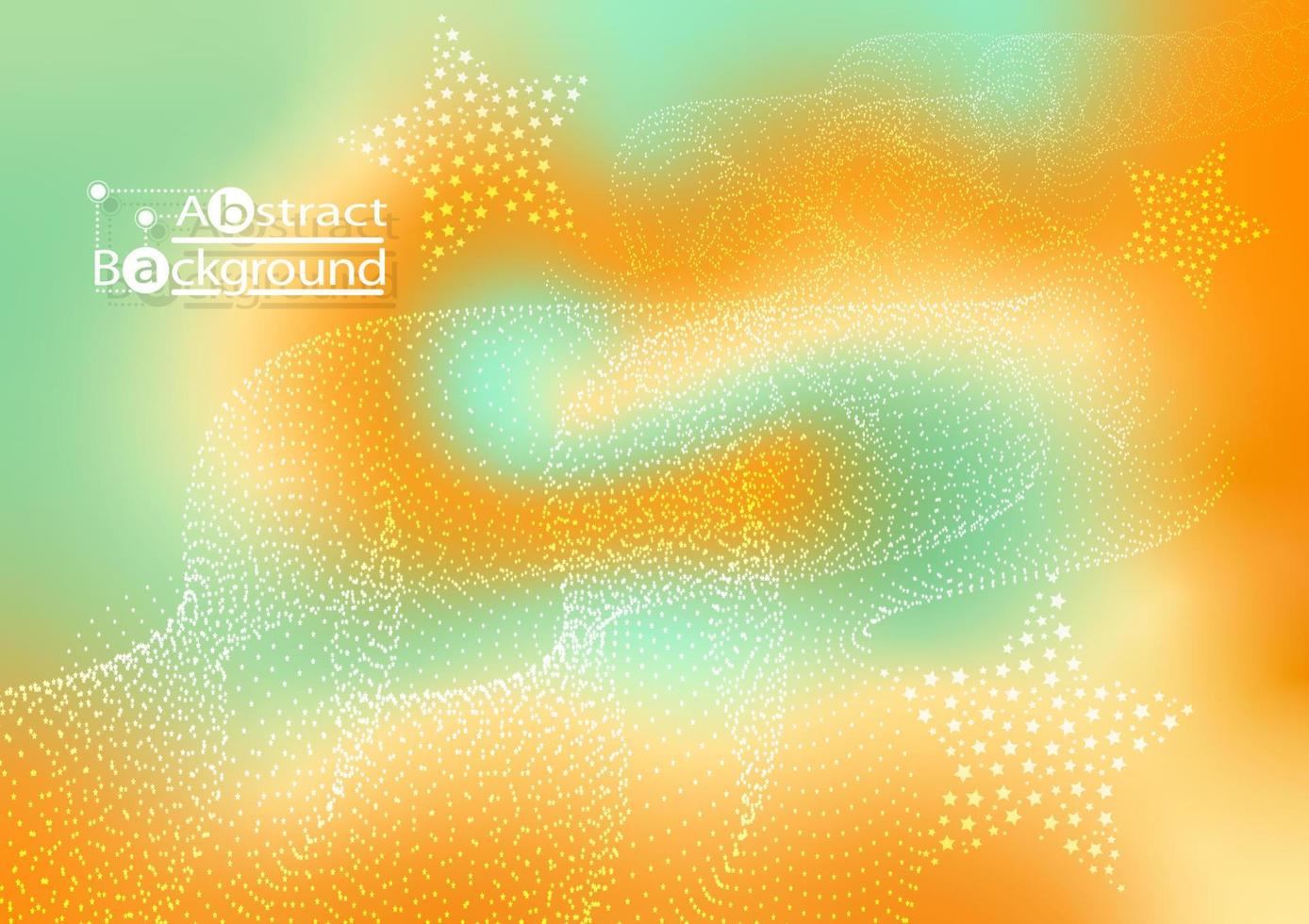 Abstract background. Wave effect Halftone. orange tone on the background gradient. vector illustration.