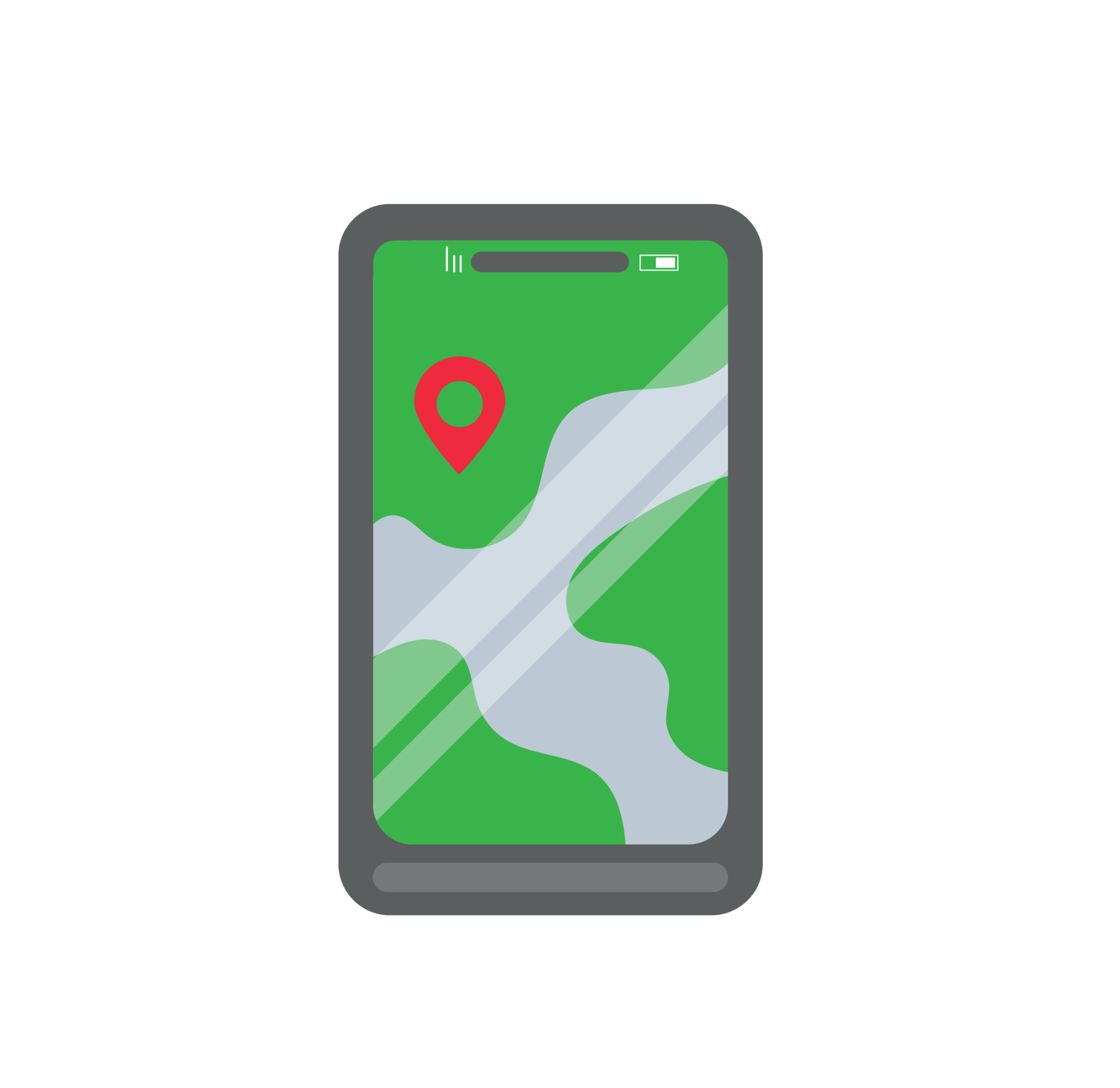 smartphone with GPS map vector illustration 19946168 Vector Art at Vecteezy
