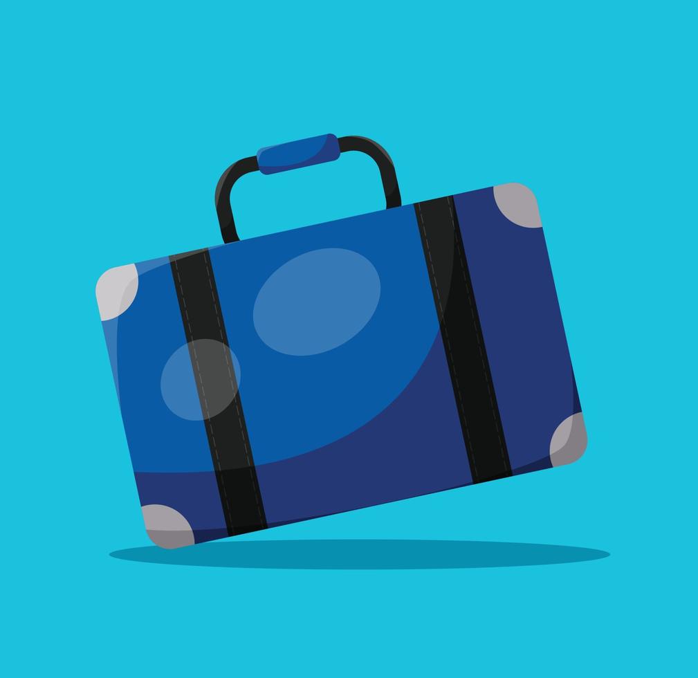 luggage suitcase isolate travel symbol vector illustration