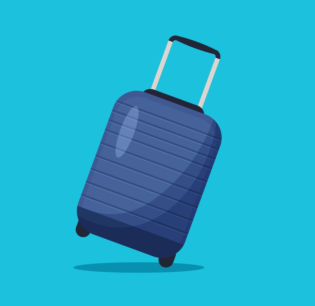luggage suitcase isolate travel symbol vector illustration