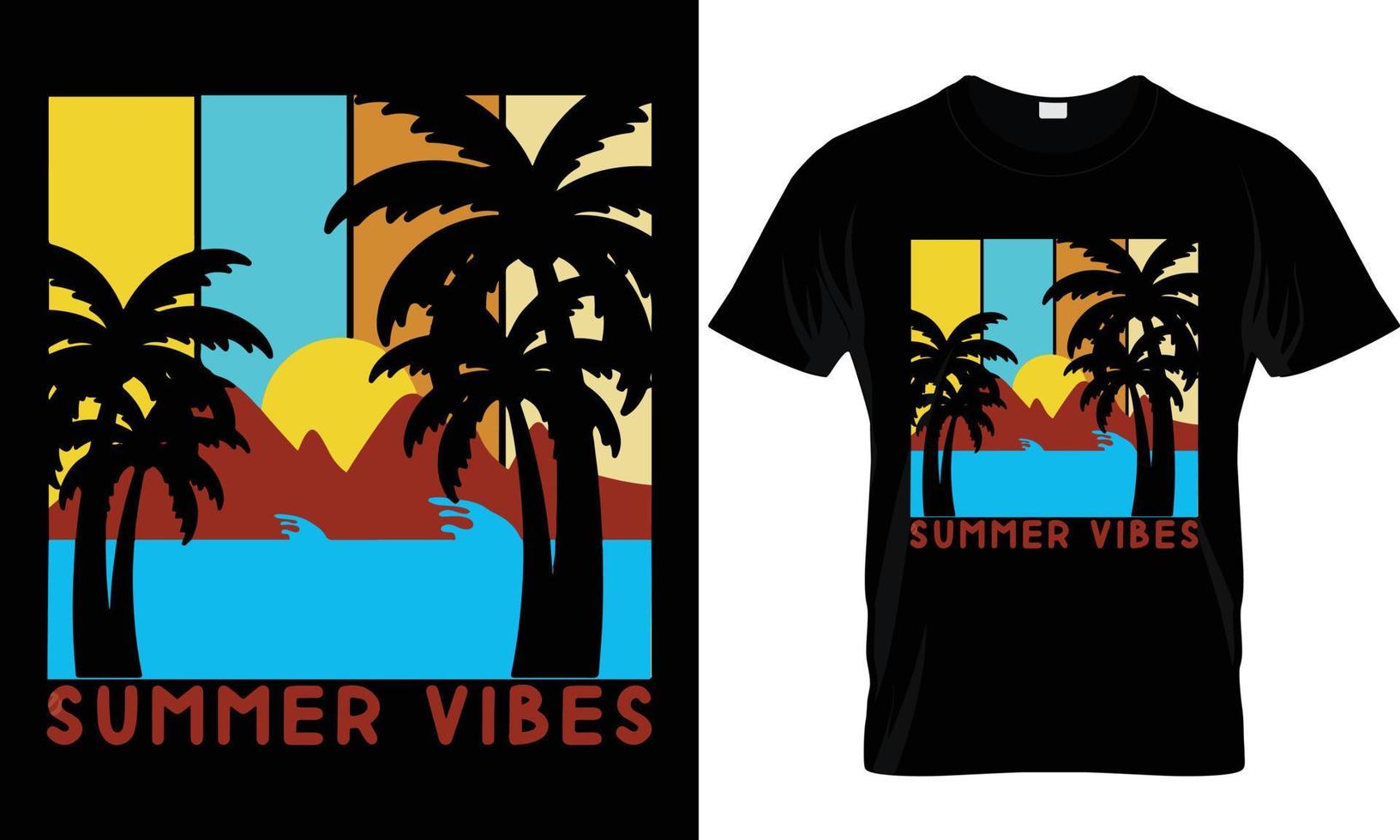 Summer T - Shirt Design vector