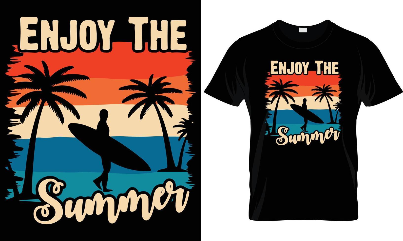 Summer T - Shirt Design vector