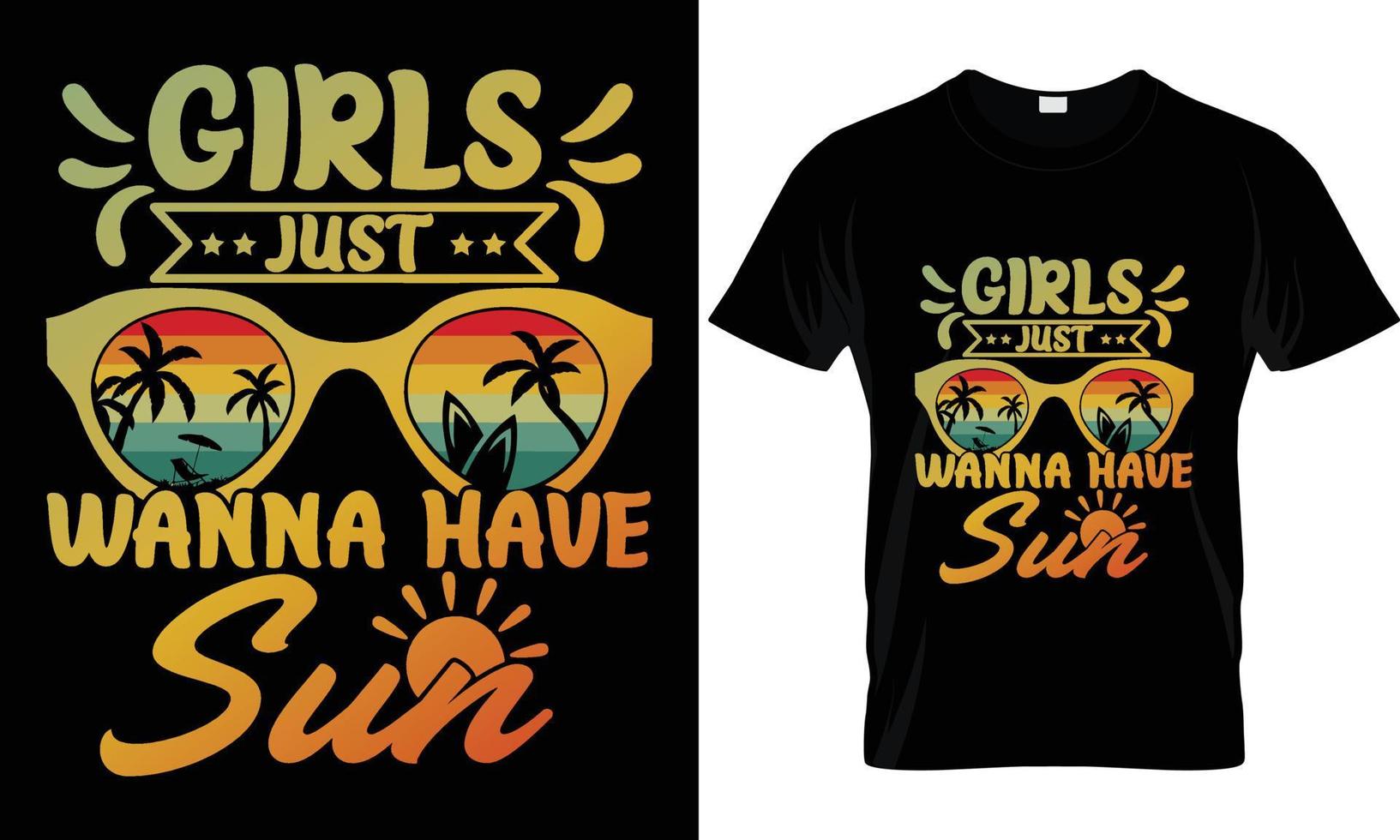 Summer T - Shirt Design vector
