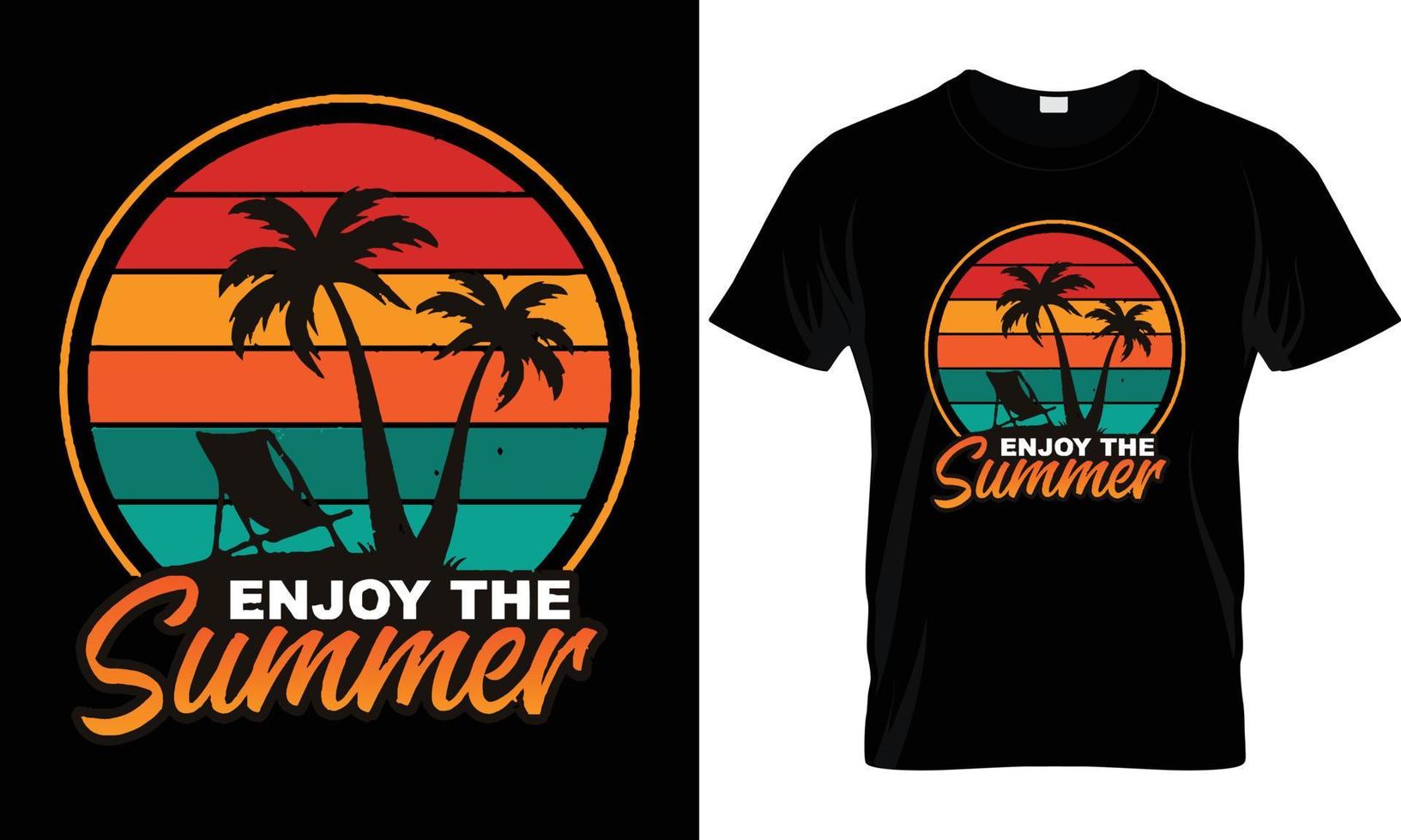 Summer T - Shirt Design vector