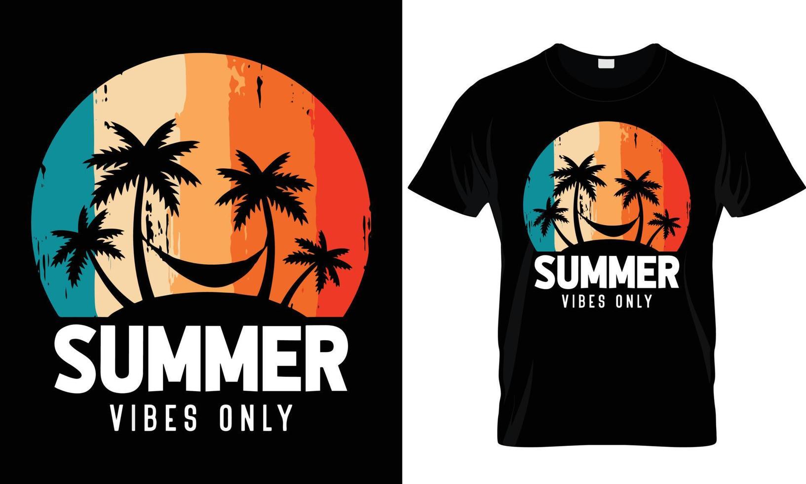 Summer T - Shirt Design vector